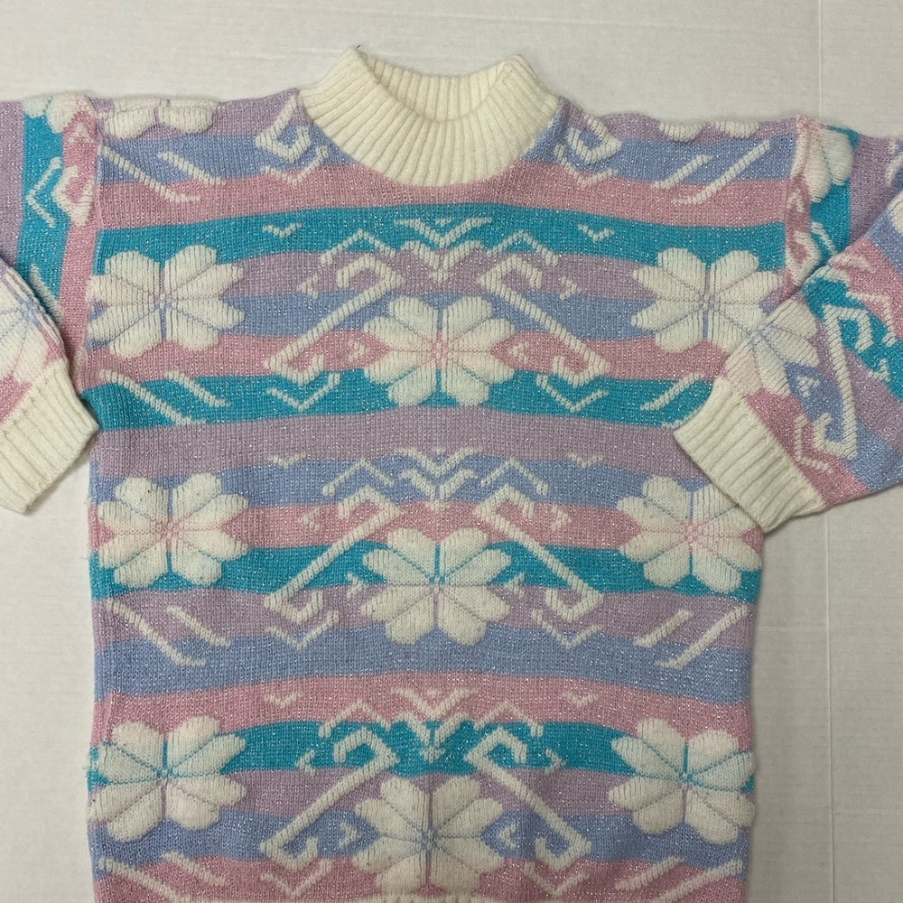 80’s Acrylic Sweater Sparkling